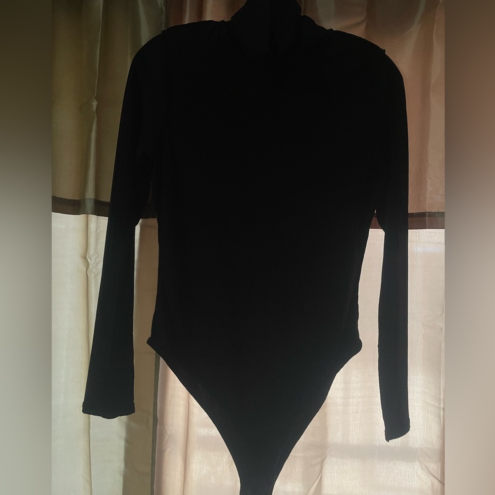 Boohoo Classic Black Long Sleeve Bodysuit